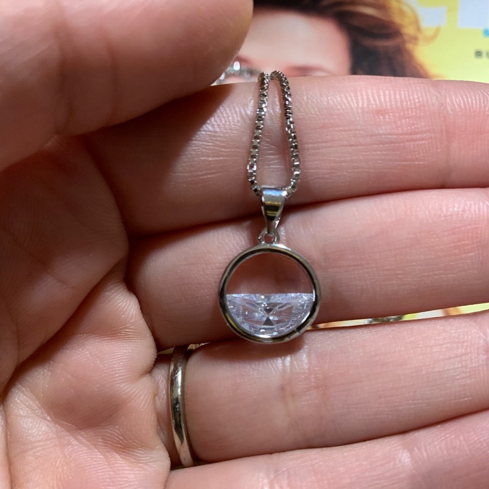 🌟 Sterling Silver 925 CZ Necklace - Picture 4 of 4